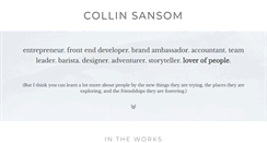 Desktop Screenshot of collinsansom.com