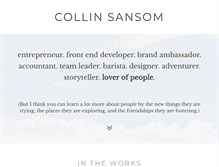 Tablet Screenshot of collinsansom.com